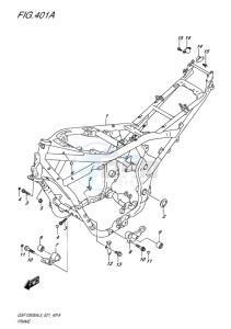 GSF-1250S ABS BANDIT EU drawing FRAME