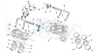 Tuono V4 1100 RR (USA-CND) USA-CND drawing Throttle body