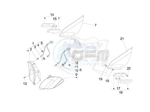 SR 300 Max drawing Head lamp - Turn signal lamps