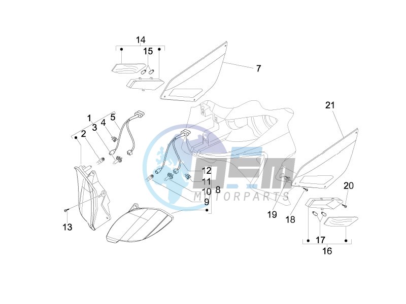 Head lamp - Turn signal lamps