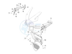 RS4 125 4T (AU, CA, EU, HK, J, RU, S, USA) drawing Duct