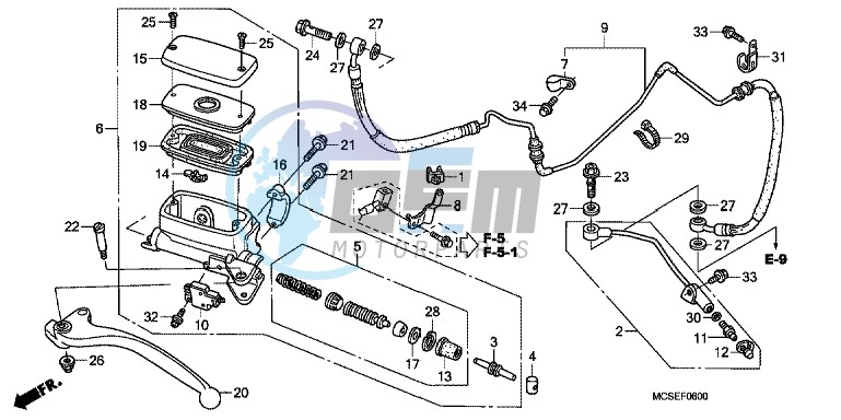 CLUTCH MASTER CYLINDER