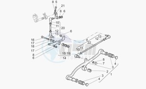 California 1100 Stone - Metal PI Stone/Metal PI drawing Gear lever