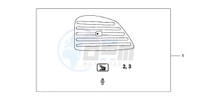 NC700XAD NC700X ABS Europe Direct - (ED) drawing NARROW PANNINR PA