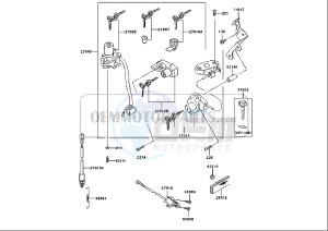 ZZR 600 (EU) drawing IGNITION SWITCH