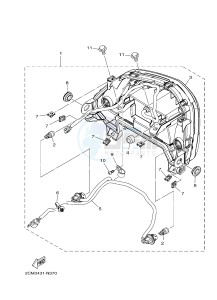 MW125 TRICITY 125 (2CMJ 2CMK) drawing TAILLIGHT