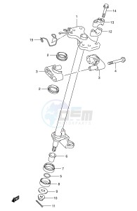 LT-F400 (P3-P28) drawing STEERING SHAFT