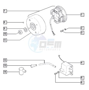 SUPER_TOM_V-K3 50 V-K3 drawing Magneto