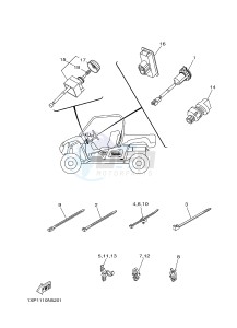 YXM700E YXM700PE MP 700 EPS (1XPC) drawing ELECTRICAL 2