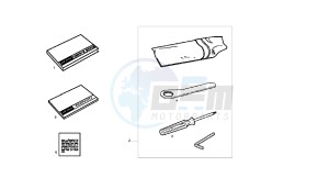 SENDA SM X-TREM - 50 CC 2T EU2 drawing ACCESSORIES