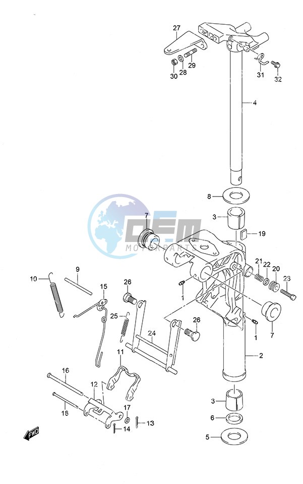 Swivel Bracket Remote Control