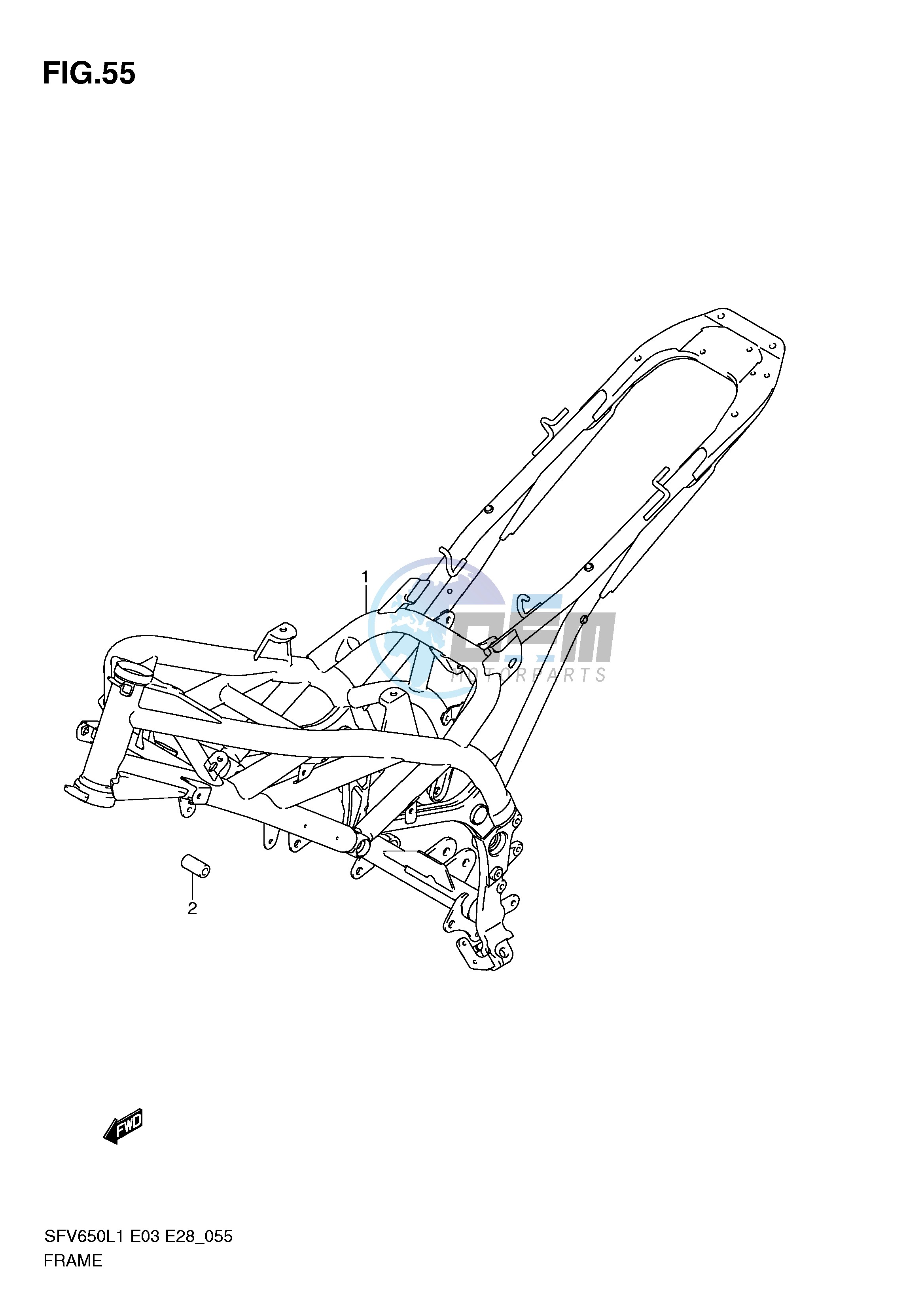 FRAME (SFV650L1 E33)