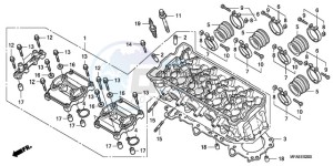 CBF1000A UK - (E / MKH) drawing CYLINDER HEAD