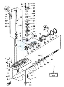 E60HE drawing LOWER-CASING-x-DRIVE-1