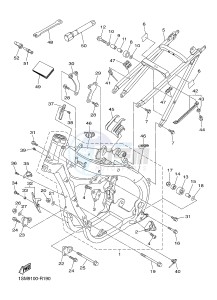 YZ250F (1SM9 1SMA 1SMB 1SMC) drawing FRAME