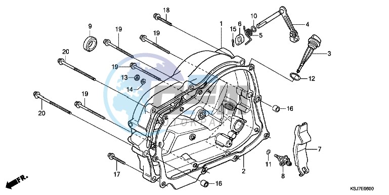 RIGHT CRANKCASE COVER