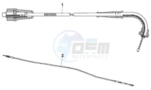 QUADLANDER 250 drawing THROTTLE CABLE