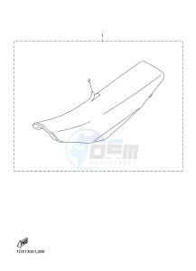 WR450F (1DX3) drawing SEAT