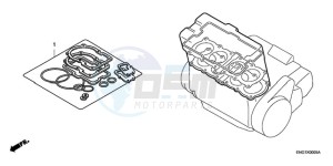 CBR1000RA9 Korea - (KO / ABS MME) drawing GASKET KIT A