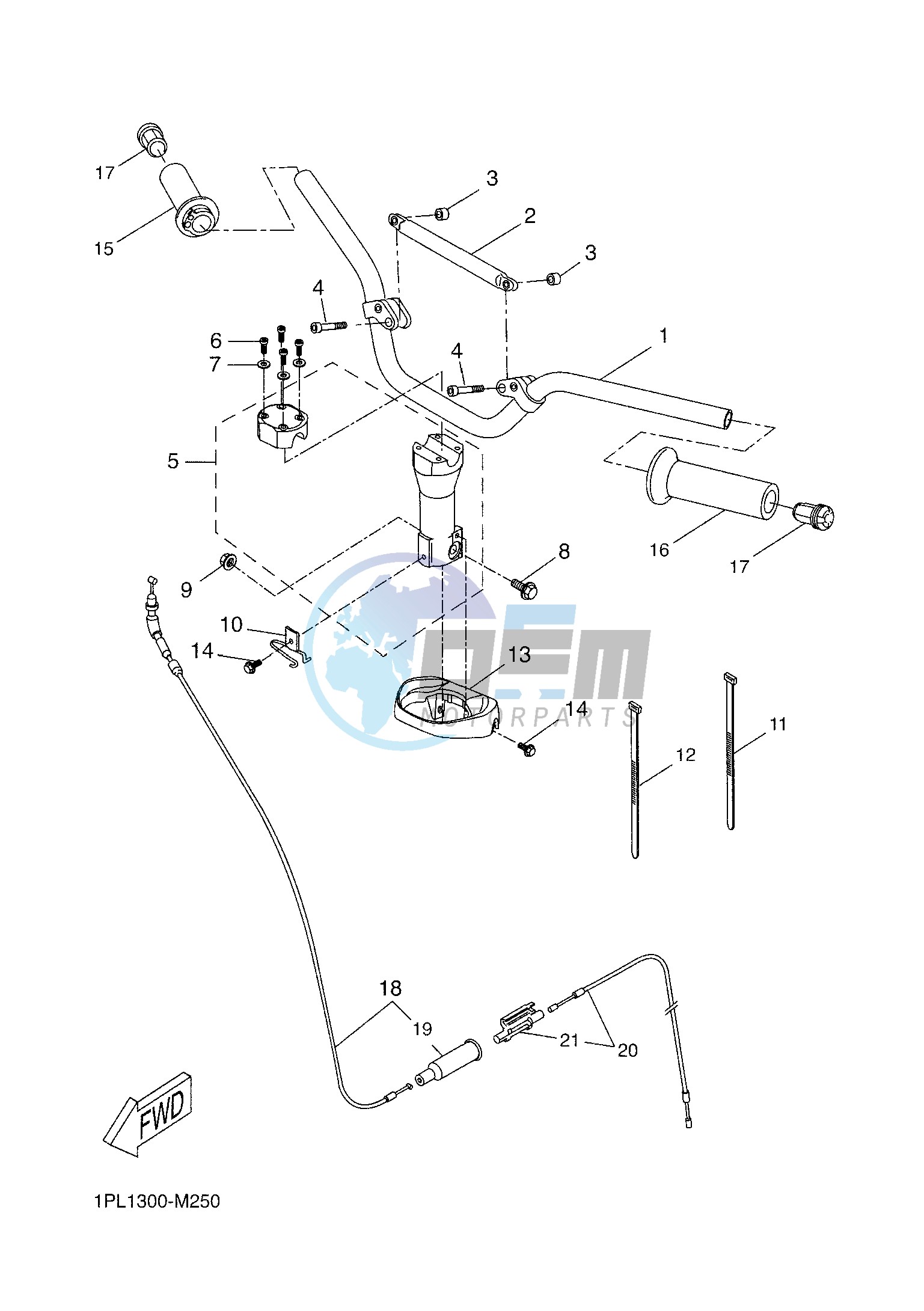 STEERING HANDLE & CABLE