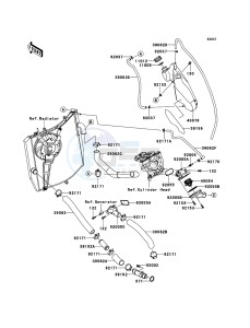 NINJA_ZX-10R ZX1000JEF FR XX (EU ME A(FRICA) drawing Water Pipe