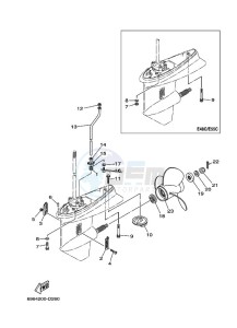 E55CMHL drawing LOWER-CASING-x-DRIVE-3