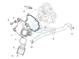 GTS 300 ie USA drawing Cylinder head cover