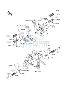 VN900_CUSTOM VN900C9FA GB XX (EU ME A(FRICA) drawing Footrests