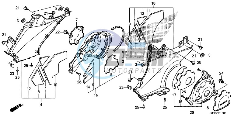 STEP PANEL/ ENGINE SIDE COVER