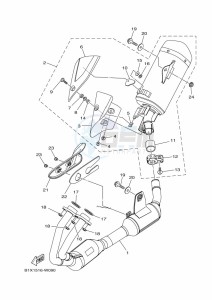 YZF250-A (B1X7) drawing EXHAUST