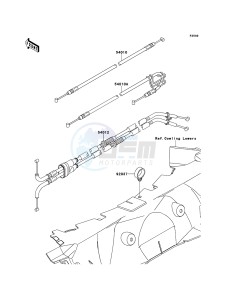 ZZR1400_ABS ZX1400FDFA FR GB XX (EU ME A(FRICA) drawing Cables