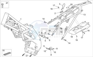 RXV 550 RXV 450-550 STREET LEGAL drawing Frame