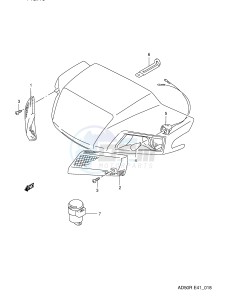 AD50 (E41) drawing FRONT TURN SIGNAL LAMP