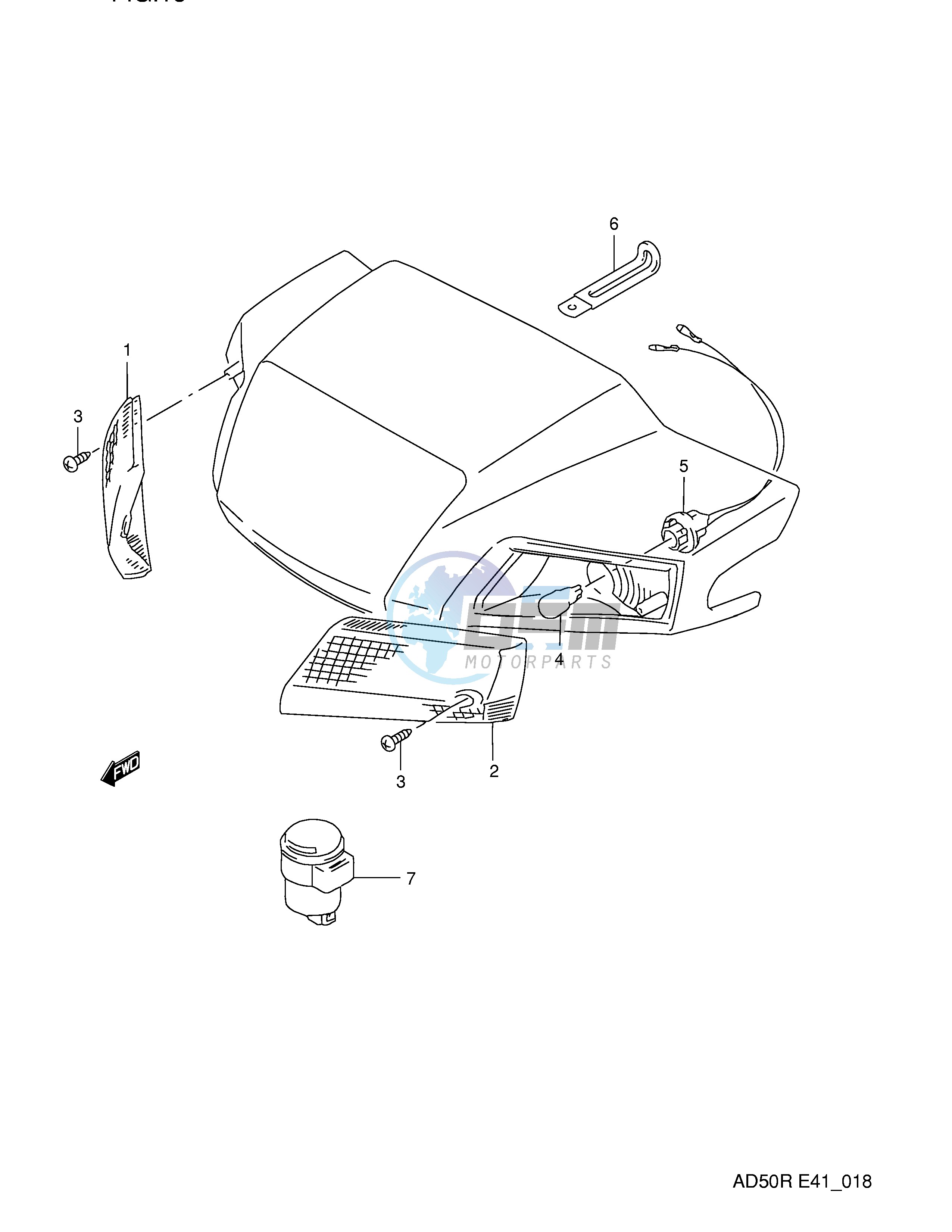 FRONT TURN SIGNAL LAMP