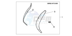 FES250 FORESIGHT drawing SIDE VISOR