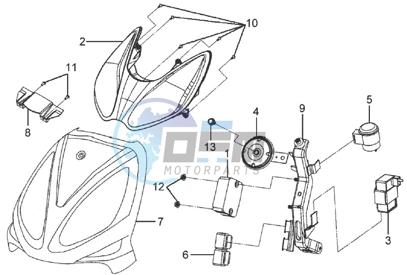 FR PLATE / HEAD LIGHT