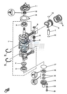 50D drawing CRANKSHAFT--PISTON