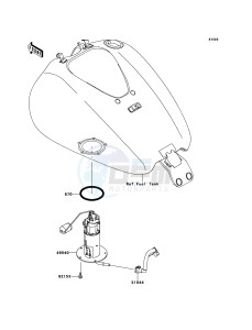 VN1700_CLASSIC_TOURER_ABS VN1700DEF GB XX (EU ME A(FRICA) drawing Fuel Pump