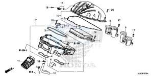 CBR650FAE CBR650FAE 2ED - (2ED) drawing AIR CLEANER