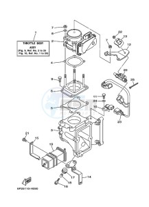 F250BETX drawing THROTTLE-BODY