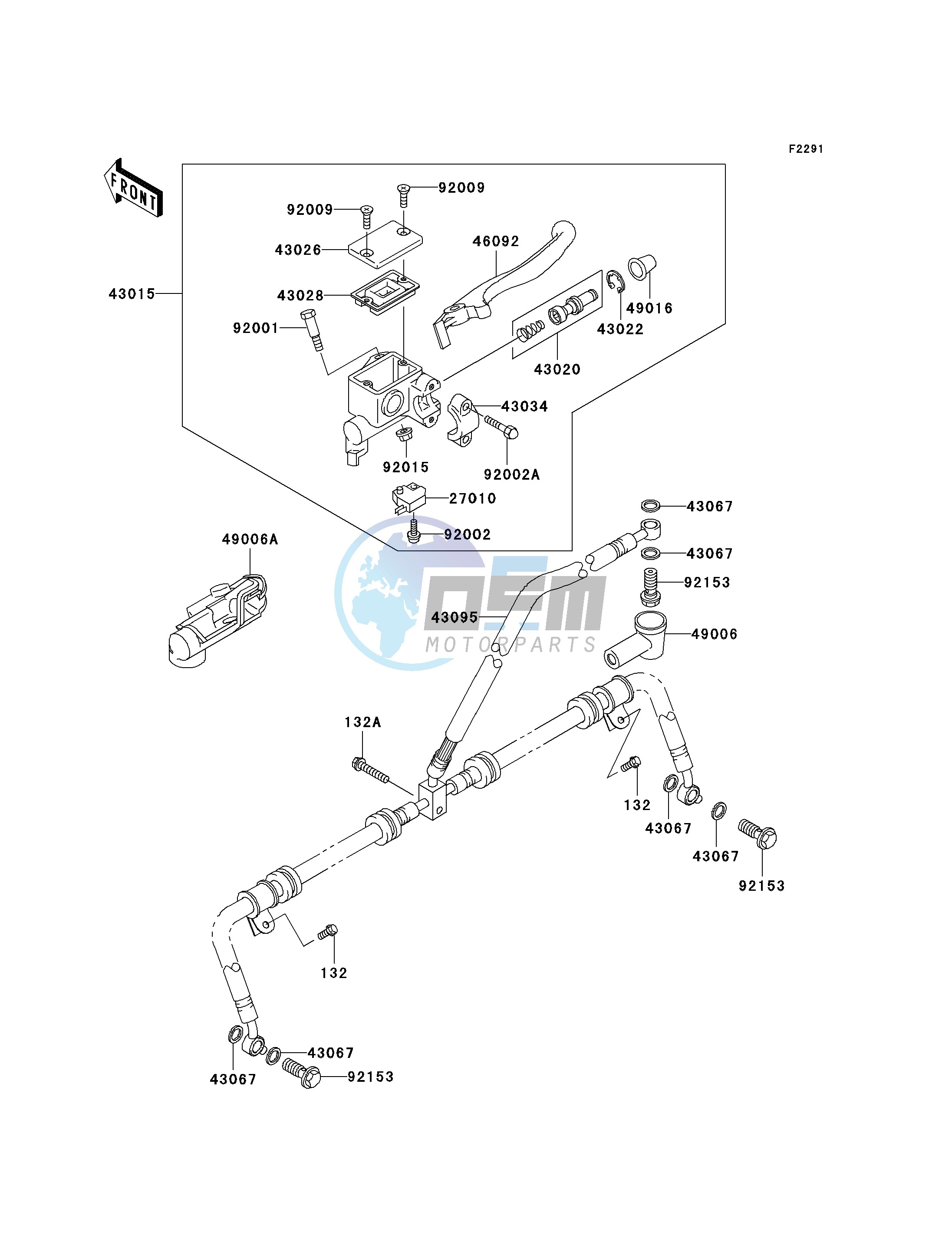 FRONT MASTER CYLINDER