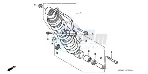 NT700VAA Europe Direct - (ED / ABS) drawing REAR CUSHION