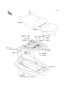 JT 1500 B [ULTRA 250X] (B7F-B8F) B8F drawing SEAT