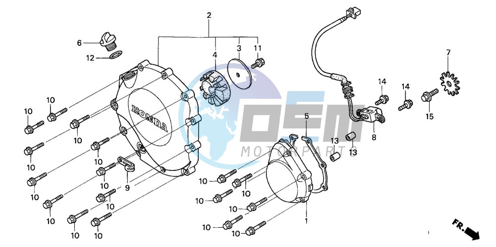 RIGHT CRANKCASE COVER