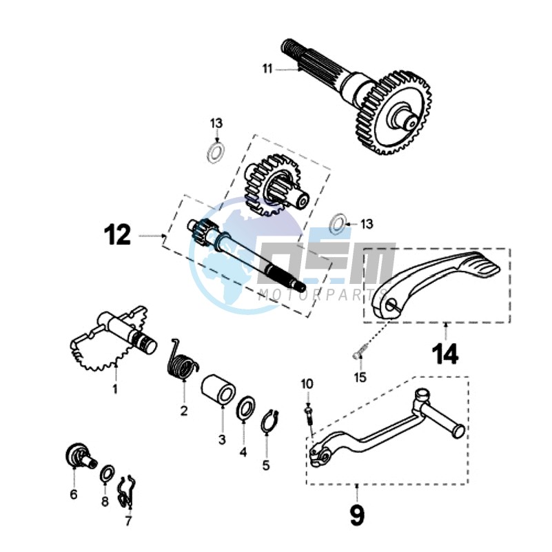 DRIVE SHAFTS / KICKSTARTER