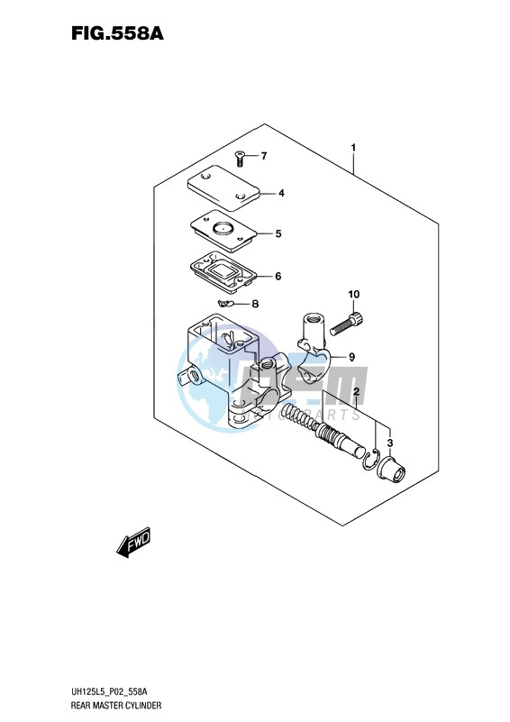 REAR MASTER CYLINDER