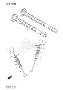 GSR750Z ABS EU drawing CAMSHAFT-VALVE