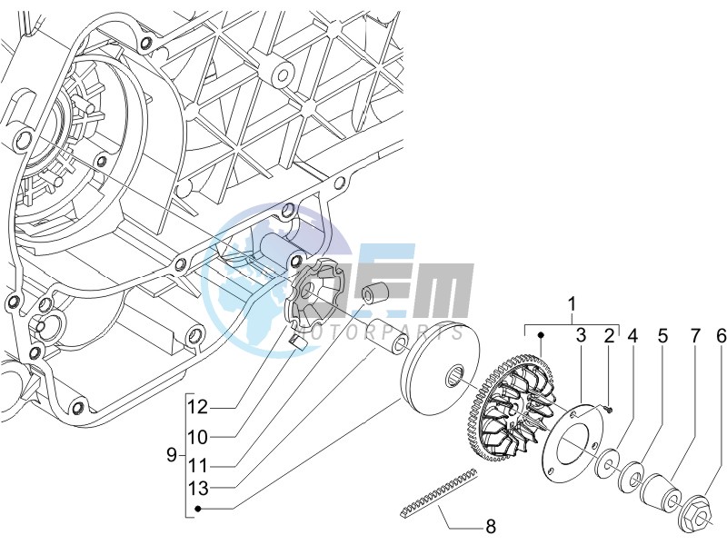 Driving pulley