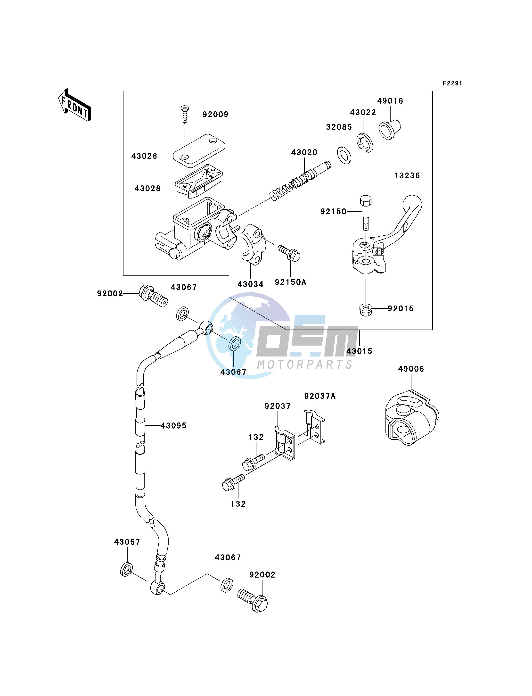 FRONT MASTER CYLINDER