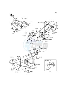 Z800 ZR800CFF UF (UK FA) XX (EU ME A(FRICA) drawing Cowling Lowers